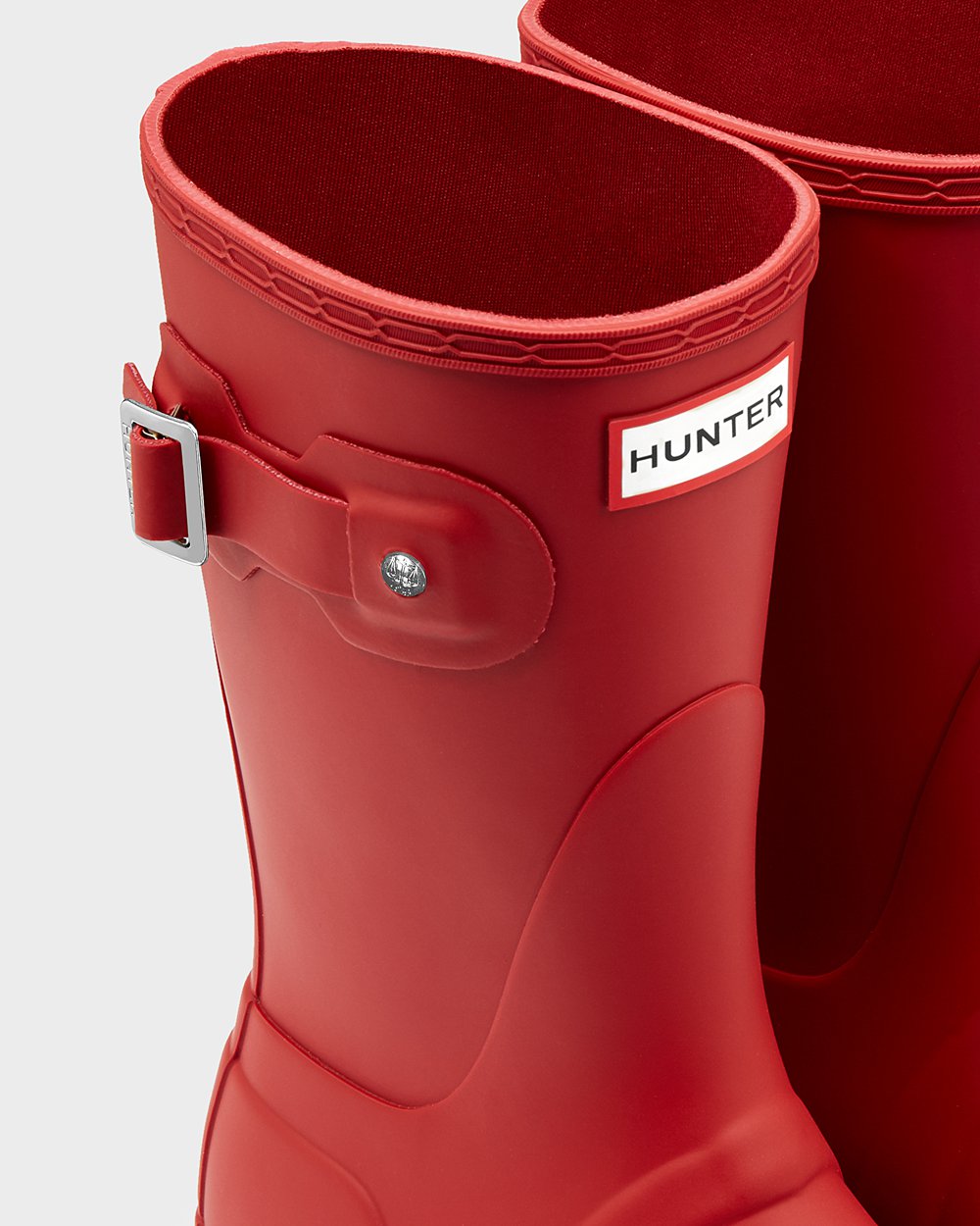 Women Hunter Original | Short Rain Boots Red | NZ-80136-QGVF